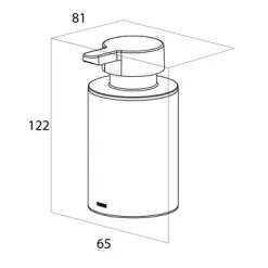 Tiger Zeepdispenser Colar Chroom -Badkamer Winkel 123 102