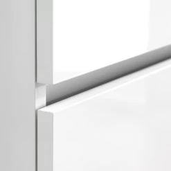 Tiger Karlo Badkamermeubel 120 Cm Hoogglans Wit Met Wastafel Zwart -Badkamer Winkel 123 1050