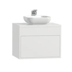 Tiger Helsinki Badkamermeubel 60 Cm Hoogglans Wit Met Waskom