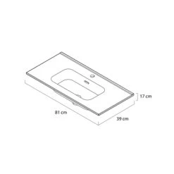 Tiger Badmeubelset Pocket 80 Cm Met 2 Lades Naturel Eik 17 Tiger Badmeubelset Pocket 80 Cm Met 2 Lades Naturel Eik -Badkamer Winkel 123 1167