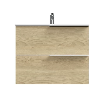 Tiger Badmeubelset Pocket 80 Cm Met 2 Lades Naturel Eik 6 Tiger Badmeubelset Pocket 80 Cm Met 2 Lades Naturel Eik - Afbeelding 6