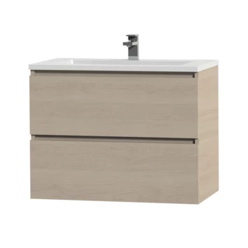 Tiger Karlo Badkamermeubel 80 Cm Naturel Eiken Met Wastafel Hoogglans Wit 1 Tiger Karlo Badkamermeubel 80 Cm Naturel Eiken Met Wastafel Hoogglans Wit