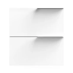 Tiger Badmeubelset Pocket 60 Cm Met 2 Lades Wit Incl. Looppoten -Badkamer Winkel 123 1193