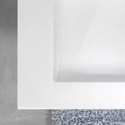 Tiger Karlo Badkamermeubel 80 Cm Chalet Eiken Met Wastafel Hoogglans Wit -Badkamer Winkel 123 1287