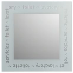 Plieger Spiegel Zilver 40x40 Cm