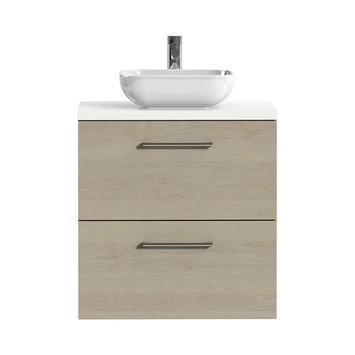 Tiger Badkamermeubel Studio 60 Cm Naturel Eik Met Keramische Waskom Hoogglans Wit En Ronde Grepen 1 Tiger Badkamermeubel Studio 60 Cm Naturel Eik Met Keramische Waskom Hoogglans Wit En Ronde Grepen