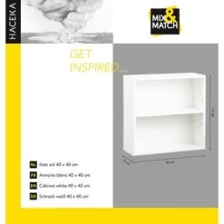 Haceka Mix&match Kast Wit 40x40 Cm -Badkamer Winkel 123 1451