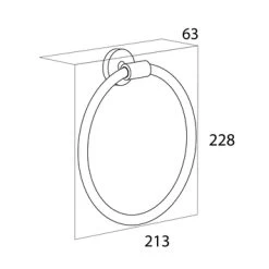 Tiger Handdoekring Boston RVS 7 Tiger Handdoekring Boston RVS -Badkamer Winkel 123 1575