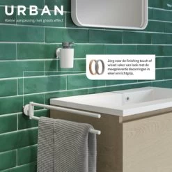 Tiger Zeepdispenser Urban Hangend Wit -Badkamer Winkel 123 1617