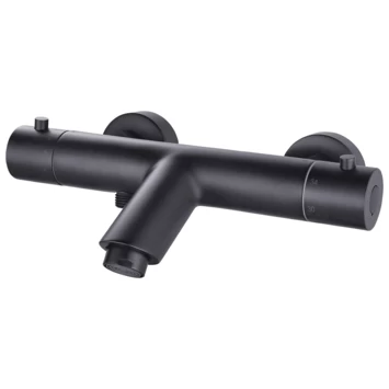 Santo Thermostatische Badkraan Zwart 1 Santo Thermostatische Badkraan Zwart