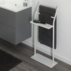 Sealskin Handdoekrek Modern Metaal Wit -Badkamer Winkel 123 1648