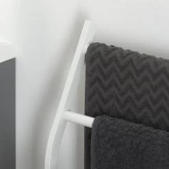 Sealskin Handdoekrek Modern Metaal Wit -Badkamer Winkel 123 1649