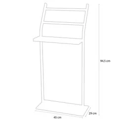 Sealskin Handdoekrek Modern Metaal Wit -Badkamer Winkel 123 1650