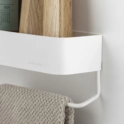 Sealskin Brix Wandrek Met Handdoekrek 35 Cm Wit 16 Sealskin Brix Wandrek Met Handdoekrek 35 Cm Wit -Badkamer Winkel 123 1679