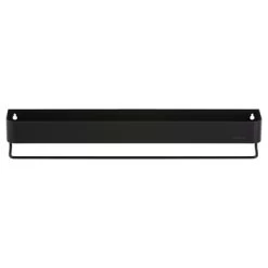 Sealskin Brix Wandrek Met Handdoekrek 55 Cm Zwart -Badkamer Winkel 123 1735