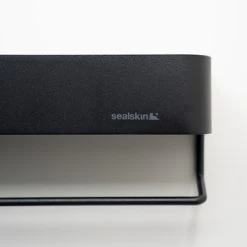 Sealskin Brix Wandrek Met Handdoekrek 55 Cm Zwart -Badkamer Winkel 123 1737