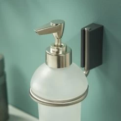 Tiger Zeepdispenser Cliqit Hangend Donkergrijs RVS -Badkamer Winkel 123 1771