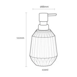 Sealskin Zeepdispenser Arte Grijs -Badkamer Winkel 123 1802