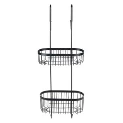 Wenko 2-laags Doucherek Serino Zwart 5 Wenko 2-laags Doucherek Serino Zwart -Badkamer Winkel 123 1810