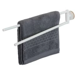 Tiger Handdoekhouder Urban 2-Armig Wit -Badkamer Winkel 123 1861