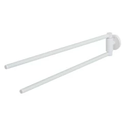 Tiger Handdoekhouder Urban 2-Armig Wit -Badkamer Winkel 123 1862