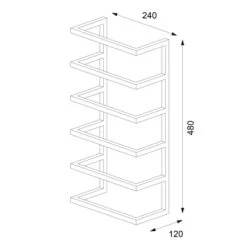 Sealskin Carré Handdoekrek Groot Wit -Badkamer Winkel 123 1875
