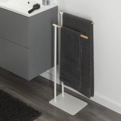 Sealskin Handdoekrek Brix Metaal Wit -Badkamer Winkel 123 1892