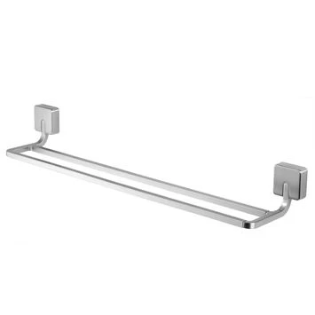 Tiger Dubbel Handdoekrek Impuls RVS 2 Tiger Dubbel Handdoekrek Impuls RVS - Afbeelding 2