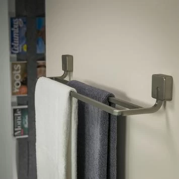 Tiger Dubbel Handdoekrek Impuls RVS 3 Tiger Dubbel Handdoekrek Impuls RVS - Afbeelding 3