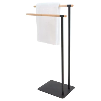 Sealskin Handdoekrek Brix Metaal Zwart 1 Sealskin Handdoekrek Brix Metaal Zwart