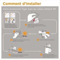 Tiger Handdoekrek Colar RVS -Badkamer Winkel 123 1971