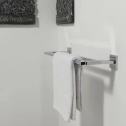 Tiger Dubbel Handdoekrek Items Chroom -Badkamer Winkel 123 1977