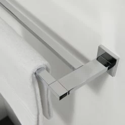 Tiger Dubbel Handdoekrek Items Chroom -Badkamer Winkel 123 1978