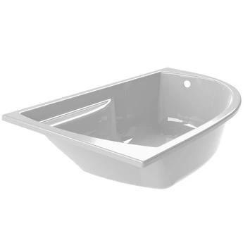 Allibert Diva Bad Asymetrisch Rechts Ca. 160x90 Cm 2 Allibert Diva Bad Asymetrisch Rechts Ca. 160x90 Cm - Afbeelding 2