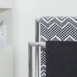 Sealskin Handdoekrek Tube Metaal Chroom -Badkamer Winkel 123 1983