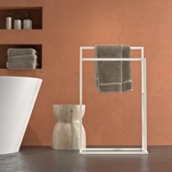 Sealskin Carré Handdoekrek Vrijstaand Wit -Badkamer Winkel 123 2005