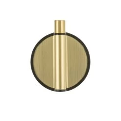 Tiger Haak Tune Messing Zwart -Badkamer Winkel 123 201