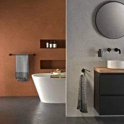 Tiger Handdoekhouder Urban Dubbel Zwart 15 Tiger Handdoekhouder Urban Dubbel Zwart -Badkamer Winkel 123 2031