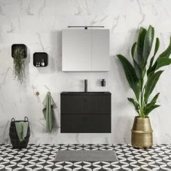 Tiger Haak Tune Messing Zwart -Badkamer Winkel 123 205