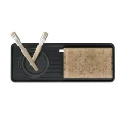 Tiger Planchet Carv 28 Cm Zwart -Badkamer Winkel 123 2050