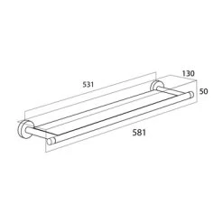 Tiger Planchet Boston Chroom -Badkamer Winkel 123 2063