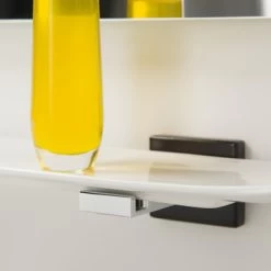 Tiger Planchet Zenna Chroom/Wengé -Badkamer Winkel 123 2079