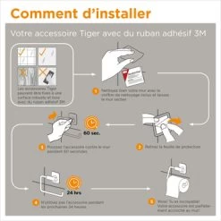 Tiger Haak Tune Messing Zwart -Badkamer Winkel 123 210