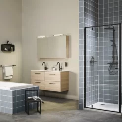 Tiger Handdoekhouder Noon Dubbel Zwart -Badkamer Winkel 123 2105