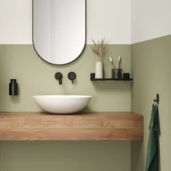 Tiger Planchet Colar 30 Cm Zwart -Badkamer Winkel 123 2142