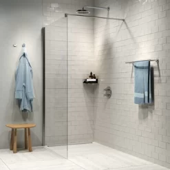 Tiger Noon Hoek Douchemand 22 X 8 X 22 Cm Chroom -Badkamer Winkel 123 2204