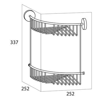Handson Hoekkorf Smart Dubbel Groot Chroom 2 Handson Hoekkorf Smart Dubbel Groot Chroom - Afbeelding 2