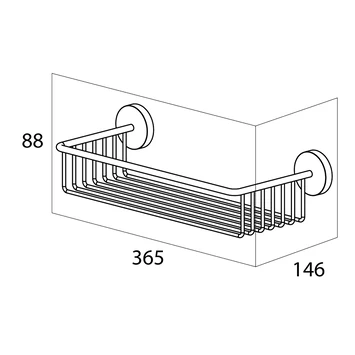 Handson Wandkorf Smart Chroom 2 Handson Wandkorf Smart Chroom - Afbeelding 2