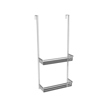 Allibert Coperblink Doucherek Met 2 Plankjes RVS 1 Allibert Coperblink Doucherek Met 2 Plankjes RVS