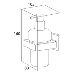 Tiger Zeepdispenser Items Hangend RVS -Badkamer Winkel 123 2318